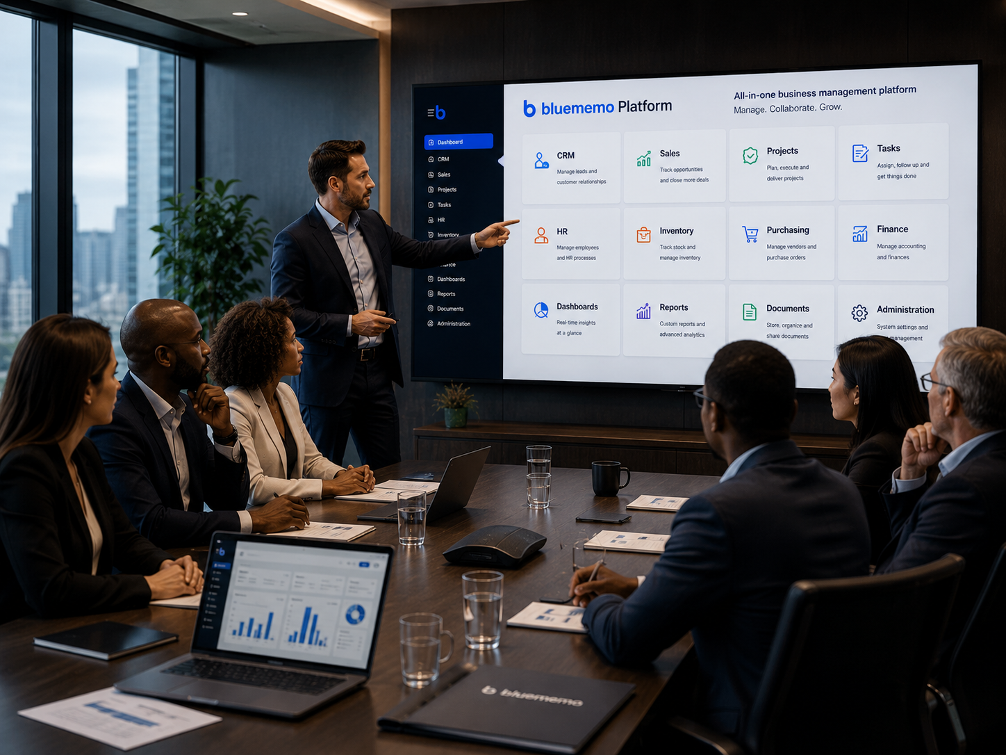 Entrepreneurs and business owners planning growth